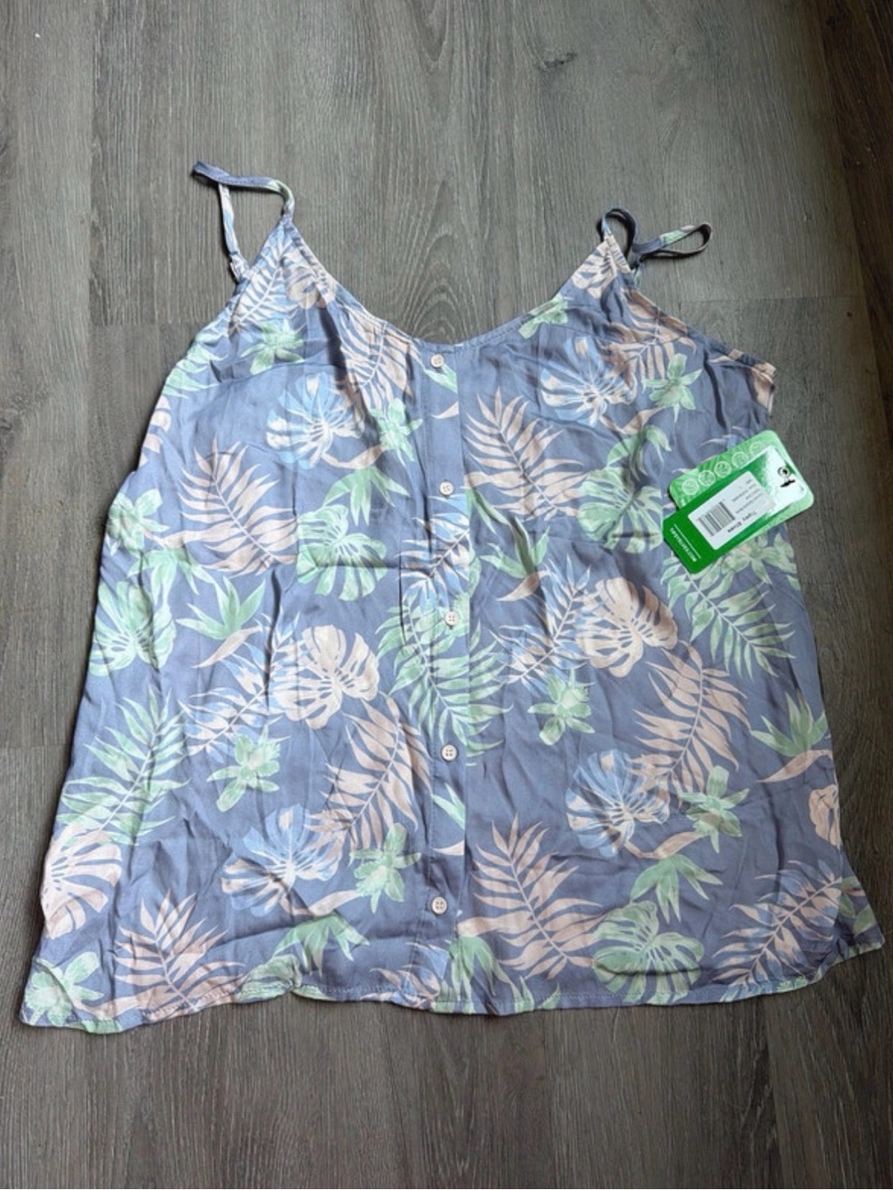 Tipsy Elves‎ Lavender Floral Button-Front Camisole